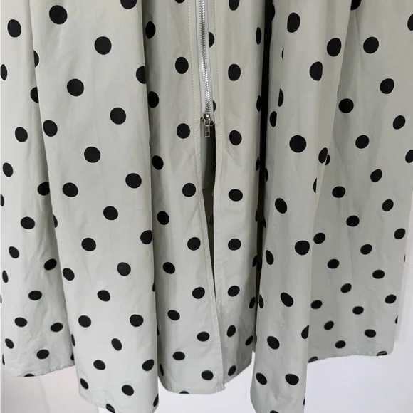 She + Sky Polka Dot Midi Dress in Light Green and Black - Picture 5 of 5